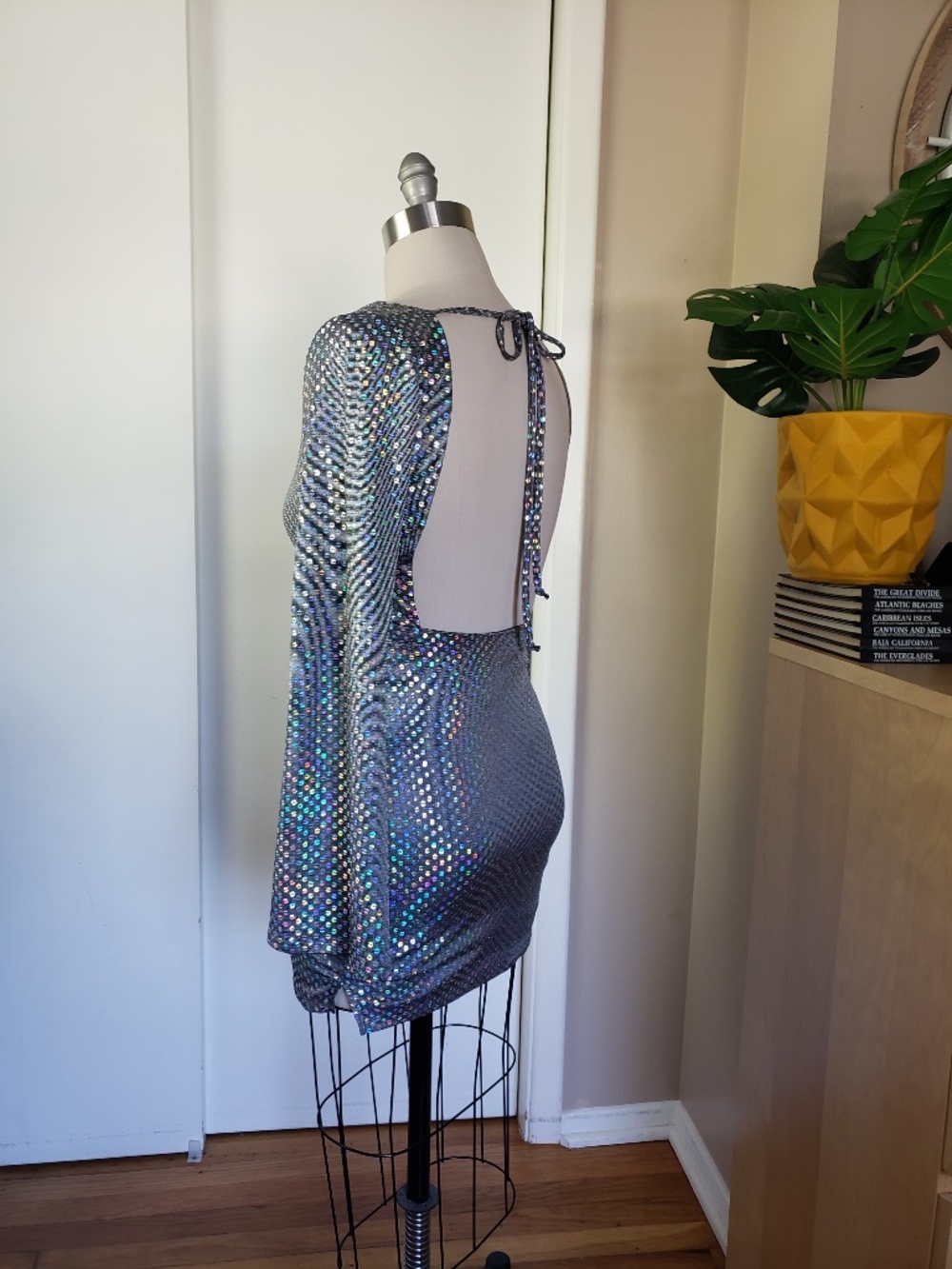 Disco Ball Sequin Mini Dress Size Medium